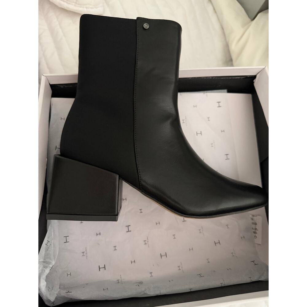 New Halston black toni boots sz 6 - Picture 4 of 4